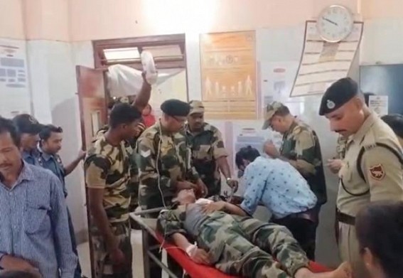 BSF Jawan shot self in Maharani ; Critical BSF Jawan shot self in Maharani ; Critical